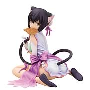 Shining Hearts Xiao Mei Mischievous Slinking Cat Statue